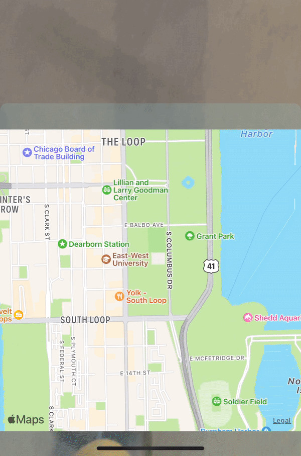 Street artwork framed with graphic elements